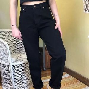 Black vintage 90s high waisted jordache mom jeans